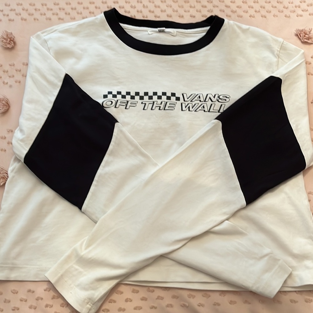 Vans Cropped Long Sleeve Tee